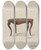 Triptych art skateboard deck of Geoffrey Holt Marquetry Table Showing Style by Geoffrey Holt (20-)