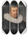 Triptych art skateboard deck of Jacob Gerritsz Cuyp Portrait Of A Man At The Age Of 30 by Jacob Gerritsz Cuyp (1594-1652)