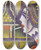 Triptych art skateboard deck of Hugo Scheiber Dame Mit Cigarette Lady With A Cigarette by Hugo Scheiber (1873-1950)