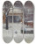 Triptych art skateboard deck of Carl Moll Winter At Hohe Warte Rothschild Gardens by Carl Moll (1861-1945)