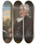 Triptych art skateboard deck of John Russell Portrait Of Samuel Buck17451806 Of Ulley Carnaby by John Russell (1745-1806)