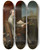 Triptych art skateboard deck of Pompeo Batoni Thomas Tayleur First Marquess Of Headfort by Pompeo Batoni (1708-1787)
