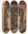 Triptych art skateboard deck of Tavk Frantiek Imon In Front Of A Church by Tavk Frantiek imon (1877-1942)