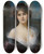 Triptych art skateboard deck of Abbey Altson Female Portrait by Abbey Altson (1866-1949)