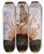 Triptych art skateboard deck of Hugo Simberg The Witch At The Stake by Hugo Simberg (1873-1917)