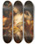 Triptych art skateboard deck of Johann Michael Rottmayr Cephalus And Procris by Johann Michael Rottmayr (1654-1654)