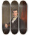 Triptych art skateboard deck of Circle Of George Chinnery Portrait Of A Gentleman by Circle Of George Chinnery (1774-1852)