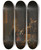Triptych art skateboard deck of Jacob Willemsz De Wet Presentation At The Temple by Jacob Willemsz. de Wet (1610-1671)