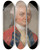 Triptych art skateboard deck of John Smart Robert First Baron Clive Of Plassey by John Smart (1741-1811)