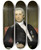 Triptych art skateboard deck of Joseph Wright Of Derby Portrait Of General Giles_1 by Joseph Wright Of Derby (1734-1797)