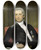 Triptych art skateboard deck of Joseph Wright Of Derby Portrait Of General Giles_2 by Joseph Wright Of Derby (1734-1797)