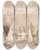 Triptych art skateboard deck of Henry Dawe The Life Of A Nobleman Scene The Sixth The Usurer by Henry Dawe (1790-1848)