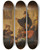 Triptych art skateboard deck of Benjamin Gerritsz Cuyp Joseph Interpreting The Dreams Of The Baker And The Butler by Benjamin Gerritsz Cuyp (1612-1652)