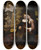 Triptych art skateboard deck of Washington Allston Hermia And Helena by Washington Allston (1779-1843)