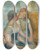 Triptych art skateboard deck of Pierreauguste Renoir La Conversation_1 by Pierre-Auguste Renoir (1841-1919)