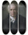 Triptych art skateboard deck of Jacques Augustin Pajou Portrait De Louisjrome Gohier 17461830 by Jacques Augustin Pajou (1730-1809)