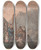 Triptych art skateboard deck of Julius Caesar Ibbetson The Welsh Bard by Julius Caesar Ibbetson (1759-1817)
