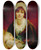 Triptych art skateboard deck of Sir William Beechey Lady Beechey And Her Baby by Sir William Beechey (1753-1839)