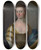 Triptych art skateboard deck of Allan Ramsay Portrait Of A Lady Traditionally Identified As Mrs Kitty Clive by Allan Ramsay (1713-1784)