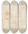 Triptych art skateboard deck of Guercino Zwei Nackte Kleinkinder by Guercino (1591-1666)
