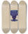Triptych art skateboard deck of Janet Riza Salt Cellar_2 by Janet Riza (20-)