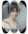 Triptych art skateboard deck of George Engleheart A Lady Of The Blunt Family by George Engleheart (1750-1829)