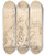 Triptych art skateboard deck of Guillaume Coustou The Elder Study For One Of The Chevaux De Marly by Guillaume Coustou The Elder (1677-1746)