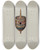 Triptych art skateboard deck of Fritz Boehmer Childs Top by Fritz Boehmer