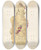 Triptych art skateboard deck of Bessie Forman Dress_4 by Bessie Forman