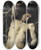 Triptych art skateboard deck of Juan Carreo De Miranda St Sebastian by Juan Carreo de Miranda (1614-1685)
