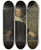 Triptych art skateboard deck of Michiel Van Musscher Portrait Of A Captain Or Shipowner by Michiel Van Musscher (1645-1705)
