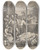 Triptych art skateboard deck of William Hogarth The Four Stages Of Cruelty Cruelty In Perfection The Murderer by William Hogarth (1697-1764)