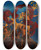 Triptych art skateboard deck of Maxfield Parrish Jason And His Teacher by Maxfield Parrish (1870-1966)