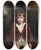 Triptych art skateboard deck of Sir Joshua Reynolds Portrait Of Master Bunbury by Sir Joshua Reynolds (1723-1792)
