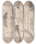 Triptych art skateboard deck of Henri De Toulouselautrec Yvette Guilbert Sur La Scne by Henri de Toulouse-Lautrec (1864-1901)