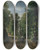 Triptych art skateboard deck of Constant Troyon Road In The Woods by Constant Troyon (1810-1865)