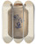 Triptych art skateboard deck of Nicholas Amantea Cookie Jar With Cover_1 by Nicholas Amantea (1900-1978)