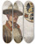 Triptych art skateboard deck of Walter Ufer Selfportrait by Walter Ufer (1876-1936)
