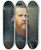 Triptych art skateboard deck of Anton Ebert Selbstportrt_1 by Anton Ebert (1845-1896)
