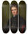 Triptych art skateboard deck of Rembrandt Peale Portrait Of Commander Lewis Warrington by Rembrandt Peale (1778-1860)