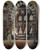 Triptych art skateboard deck of Gunnar Berndtson Alme An Egyptian Dancer by Gunnar Berndtson (1854-1895)