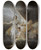 Triptych art skateboard deck of Francisco De Goya Truth Time And History by Francisco de Goya (1746-1828)