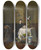 Triptych art skateboard deck of David Mile Joseph De Noter Taking Tea by David mile Joseph de Noter (1825-1875)