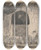 Triptych art skateboard deck of Marius Bauer Etende Oosterse Mannen by Marius Bauer (1867-1932)