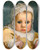 Triptych art skateboard deck of Venny Soldanbrofeldt Antti Juhani by Venny Soldan-Brofeldt (1863-1945)