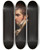 Triptych art skateboard deck of John Jackson Portrait Of A Man by John Jackson (1778-1831)