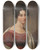 Triptych art skateboard deck of Johan Gustaf Sandberg Margaret Seton 18051870 by Johan Gustaf Sandberg (1782-1854)