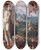 Triptych art skateboard deck of Joachim Wtewael Perseus Releases Andromeda by Joachim Wtewael (1566-1638)