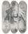 Triptych art skateboard deck of Giovanni Domenico Tiepolo Old Man With Conical Hat by Giovanni Domenico Tiepolo (1727-1804)