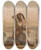 Triptych art skateboard deck of Luigi Alois Gillarduzzi Hagar And Ishmael In The Desert by Luigi Alois Gillarduzzi (1822)